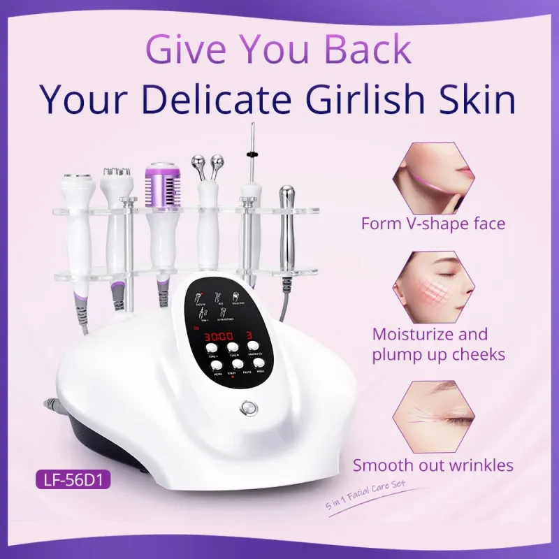 5 in 1 Ultrasonic Professional Microcurrent Facial Machine